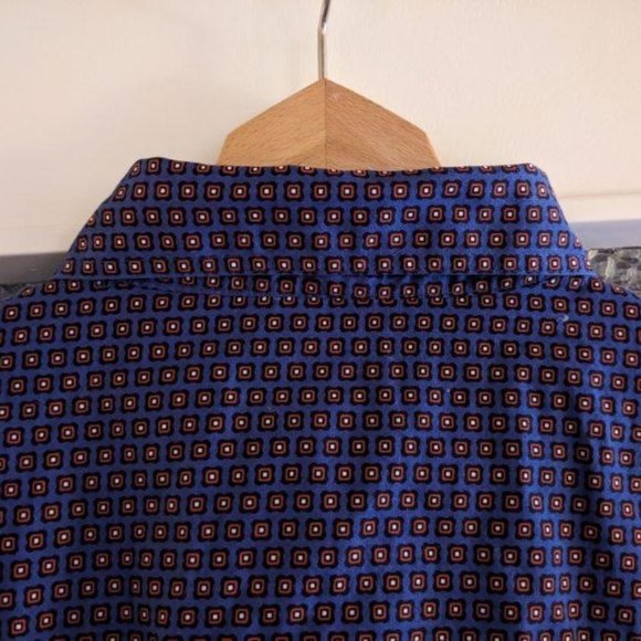 Like New Men's Western Roper Amarillo Copper Creek Foulard Pearl Snap Shirt - Picture 3 of 16